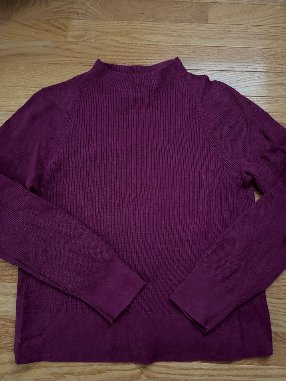 lululemon athletica Ribbed Mock Neck Sweater - Plum